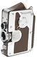 Goerz Minicord III Brown Helgor 12 f=2.5cm Subminiature TLR Camera