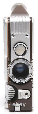 Goerz Minicord III Brown Helgor 12 f=2.5cm Subminiature TLR Camera