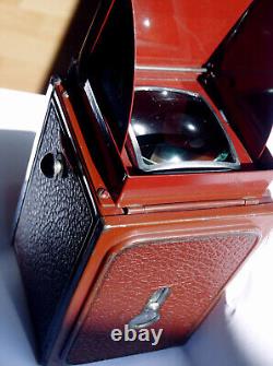 Halina Prefect TLR by Haking, Original Brown Colour, Restored Lenses and Shutter