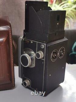 LIPCA ROLLOP 6x6 ENNAGON 3.5 / 75 Enna Werke TLR Film Camera & Case WB3