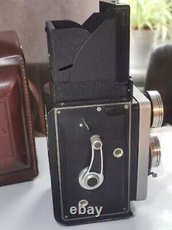 LIPCA ROLLOP 6x6 ENNAGON 3.5 / 75 Enna Werke TLR Film Camera & Case WB3