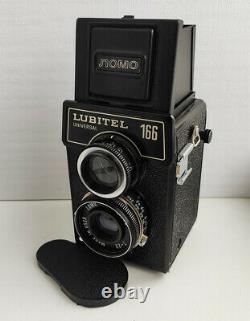 Lubitel-166 Universal medium format TLR camera with case box doc Soviet USSR Mint