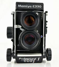 MAMIYA C220 Professional F TLR with SEKOR S 80mm f2.8 Blue Dot Lens Complete Kit