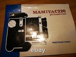 MAMIYA C220 Professional TLR mit Sekor Objektiv F=80mm 12,8, F=55mm, F=180mm