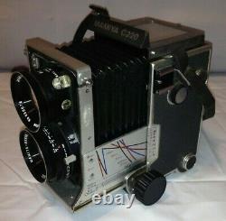 MAMIYA C220 Professional Vintage Camera TLR 80mm F2.8 Lens Partly Tested Japan