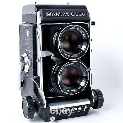 MAMIYA C330 PROFESIONAL F TLR 120 6x6 + SEKOR 80mm f2.8 BLUE DOT EXC COND