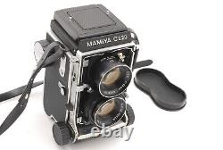MINT? Mamiya C220 Pro TLR Film Camera Blue dod with 80mm f/2.8 Lens From JAPAN
