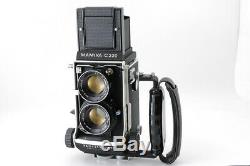 MINT+ Mamiya C220 Professional TLR withSekor 80mm f/2.8 Blue Dot Lens, Grip