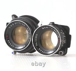 MINT? Mamiya C330 Pro f 6x6 TLR Camera + Sekor DS 105mm f/3.5 Blue Dot Lens JPN