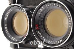 MINT-? Mamiya C330 TLR Film Camera 105mm f/3.5 Lens blue dot From JAPAN