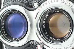 MINT Minolta AUTOCORD III Rokkor 75mm f/3.5 TLR Film Camera from JAPAN