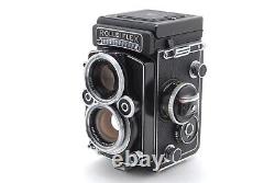 MINT? ROLLEIFLEX 2.8F TLR Film Camera Planar White Face 80mm f/2.8 LENS JAPAN
