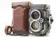 MINT++Rollei Rolleiflex 2.8F TLR Planar 80mm F2.8 with Case From JAPAN #0738