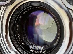 MINT Rolleiflex 3.5F + Schneider Kreuznach 75mm f/3.5 Xenotar Lens