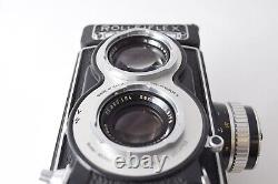MINT? Rolleiflex T White Face Xenar 75mm F/3.5 TLR Film Camera From Japan