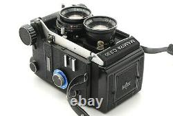 MINTMAMIYA C330 pro f & Sekor 80mm F2.8 Blue +Super 180mm F4.5 Lens From JAPAN