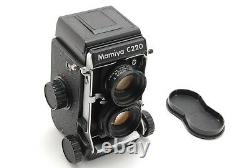 MINTMamiya C220 Pro F TLR Film Camera 80mm f/2.8 55mm f/4.5 250mm f/6.3 JAPAN