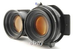 MINTMamiya C220 Pro F TLR Film Camera 80mm f/2.8 55mm f/4.5 250mm f/6.3 JAPAN
