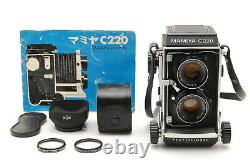 MINTMamiya C220 Pro TLR Film Camera 80mm f/ 3.7 Lens From JAPAN