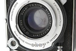 MINTRolleicord vb TLR white face III Xenar 75mm f/3.5 Lens 6x6 From JAPAN