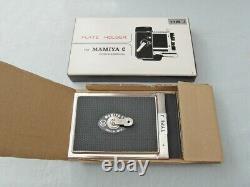Mamiya C (TLR) Planfilmkassette Komplet/Single Exposure Attach. + 3 Plate Holders