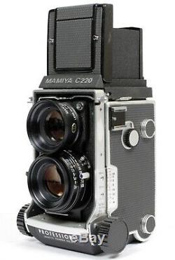 Mamiya C220 Pro 6X6 TLR Camera with 80mm F2.8 Blue Dot Lens + FILM