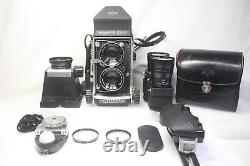 Mamiya C220 Pro TLR Film Camera Sekor 80mm F/2.8 250mm F/6.3 Scope 3.5x 6x Lupe