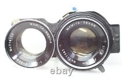 Mamiya C220 Pro TLR Film Camera Sekor 80mm F/2.8 250mm F/6.3 Scope 3.5x 6x Lupe