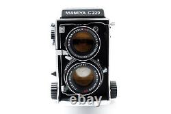 Mamiya C220 Pro TLR Film Camera with 105mm f/3.5 Blue dot Lens JAPAN N. Mint 1039