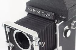 Mamiya C220 Professional TLR Film Camera + CdS Prism View Finder From Japan