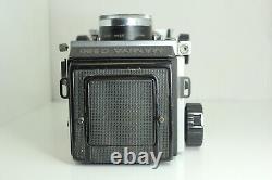 Mamiya C220 TLR Camera 105mm f3.5 lens Vintage good bellows, good seals 90214