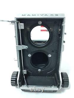 Mamiya C3 Professional TLR Film Camera withLeft Hand Grip Sekor 80mm f2.8 Japan