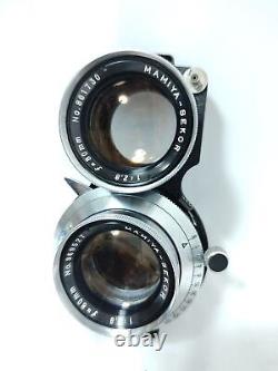 Mamiya C3 Professional TLR Film Camera withLeft Hand Grip Sekor 80mm f2.8 Japan