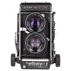 Mamiya C330 F Professional with 80mm f2.8 Medium Format TLR 6x6 Camera (New Seals)