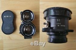 Mamiya C330 Professional TLR Camera w 55&80&135mm