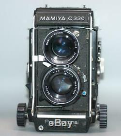 Mamiya C330 Professional TLR camera with 80mm f2.8 Blue-dot lens Nice Ex++