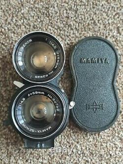Mamiya C330 Twin Lens Reflex Camera Outfit with Three Lenses + Light Meter