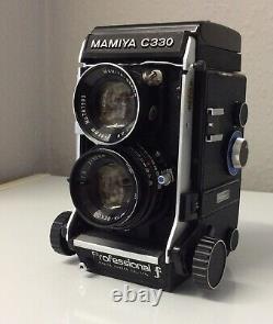 Mamiya Tlr C330f Professional Camera & Sekor 80mm F2.8 Blue Dot Lens