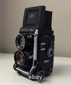 Mamiya Tlr C330f Professional Camera & Sekor 80mm F2.8 Blue Dot Lens