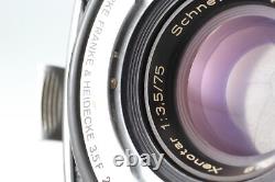 Meter Works Near MINT Rolleiflex 3.5F White Face TLR Film Camera Xenotar JAPAN