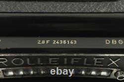 Meter worksExc+5 Case Rollei Rolleiflex 2.8F TLR Camera Planar 80mm F2.8 JAPAN