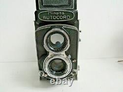 Minolta Autocord Chiyoko TLR Camera Rokkor 13.2/13.5 75mm Lens withCase & Manual