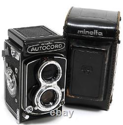 Minolta Autocord I TLR 120 Film w. Rokkor 3.5/75mm Lens MVL Shutter