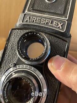 Mint Aires Airesflex TLR Film Camera Excelsior AC 75mm F/3.5 Lens From Japan