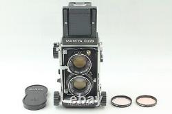 Mint Mamiya C220 Pro TLR Film Camera Blue Dot 80mm f/2.8 Lens From JAPAN