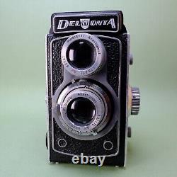 Montanus Delmonta TLR Camera with f3.5 75mm Lens. Fully Rebuilt! Medium Format