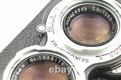 N MINT MINOLTA AUTOCORD LMX TLR CHIYOKO ROKKOR 75mm F3.5 Lens MX Shutter JAPAN
