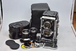 N. MINT Mamiya C33 Professional TLR Film Camera with Sekor 80mm 135mm lens set