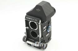 N. MINT Mamiya C330 Pro F TLR with DS 105mm F3.5 Blue Dot & 55mm F4.5 from JAPAN