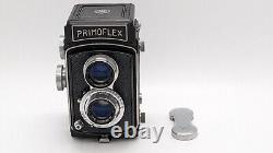 N MINT Toko Primoflex iiiA 6x6 TLR Film Camera 75/3.5 + Lens cap from Japan